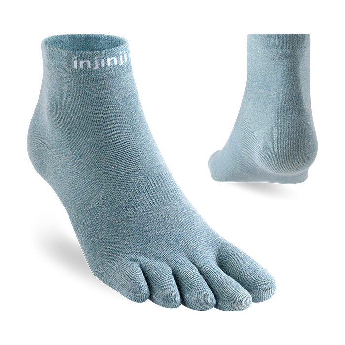 TerraToes Liner Mini-Crew Toe Socks — Celestine