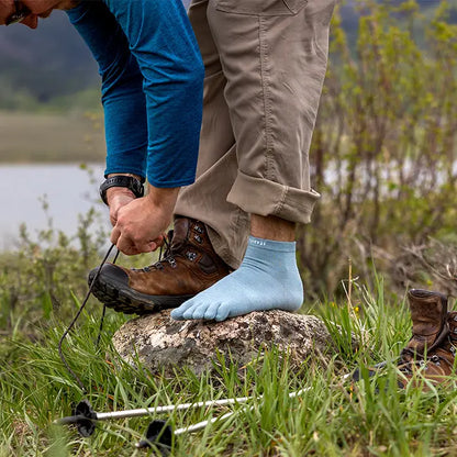 TerraToes Liner Mini-Crew Toe Socks — Celestine