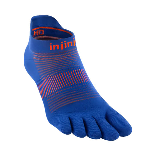 TerraToes Run No-Show Toe Socks — Sapphire