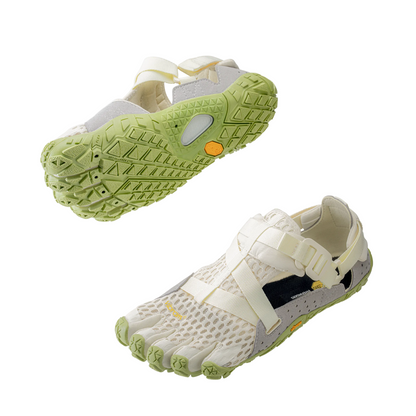 TerraBreeze Men's Five-Toe Barefoot Shoes — Ivory Green