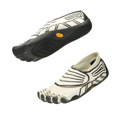 TerraLift Men's Five-Toe Barefoot Shoes — Ivory Black
